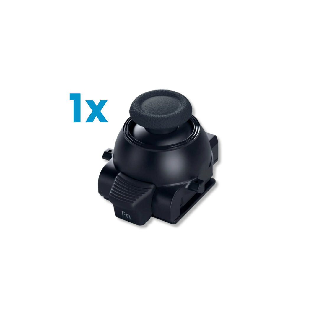 Single black joystick module with a blue “1x” quantity label on a white background