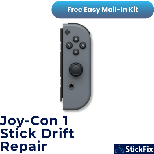 1x Nintendo Switch Joy-Con 1 Controller: Stick Drift Repair