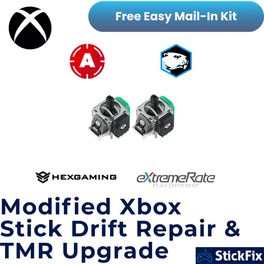 Modified Xbox Series X|S Controller: Stick Drift Repair & TMR Joystick Upgrade