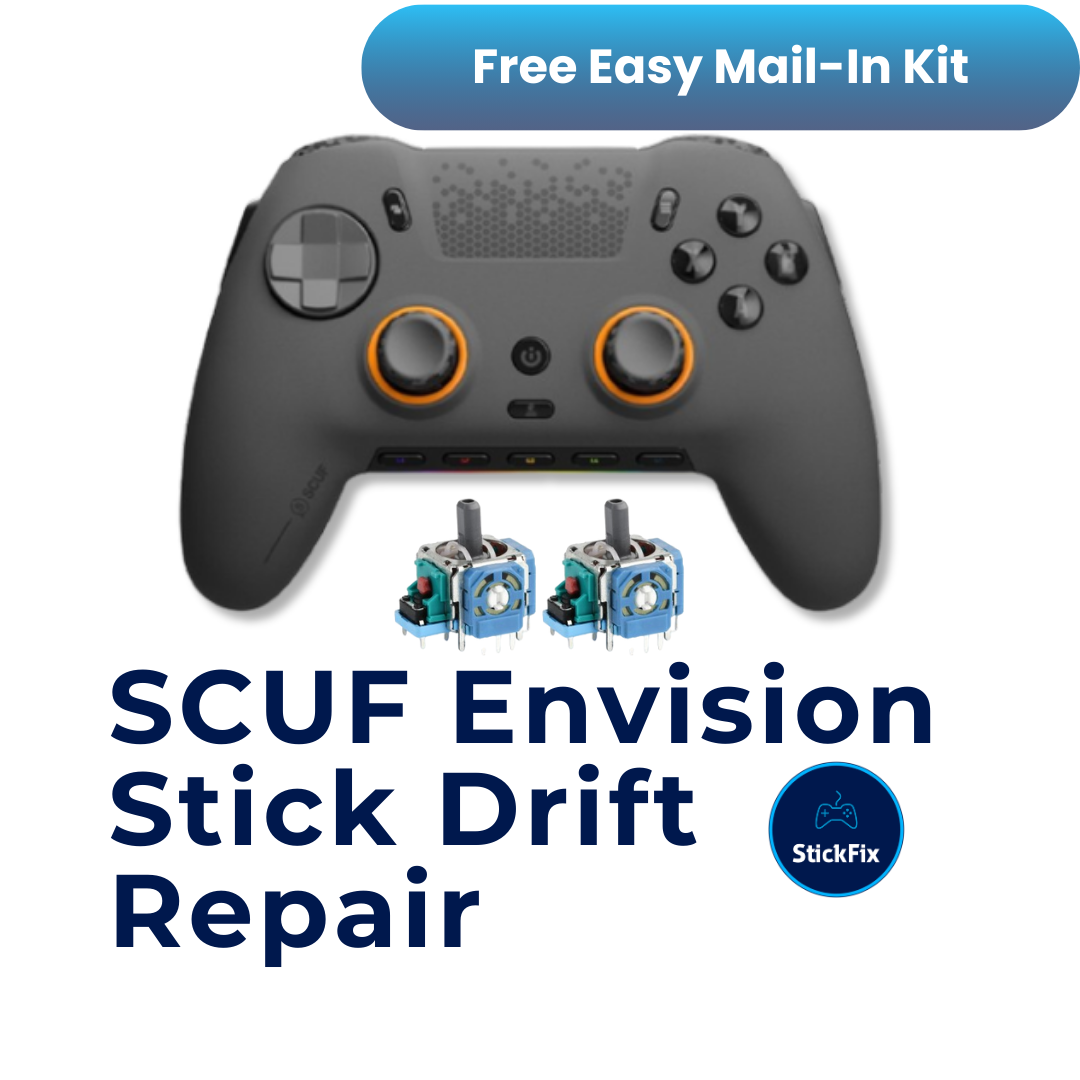 SCUF Envision controller stick drift repair service — StickFix Repair mail-in