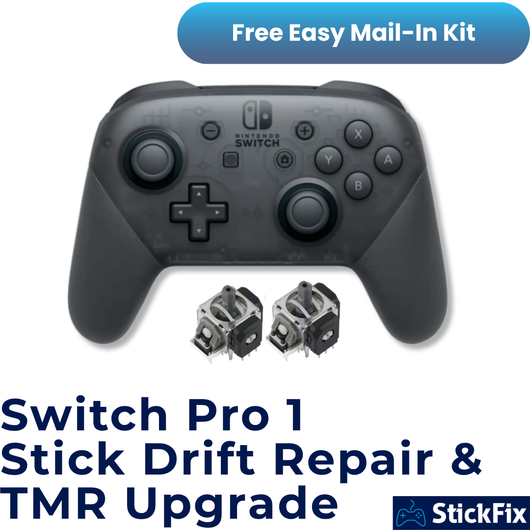 Nintendo Switch PRO 1 Controller: Stick Drift Repair & TMR Install
