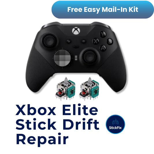 Xbox Elite controller stick drift repair service — StickFix Repair mail-in service